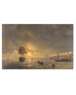 И.К. Айвазовский. Вид Одессы в лунную ночь. 1846
