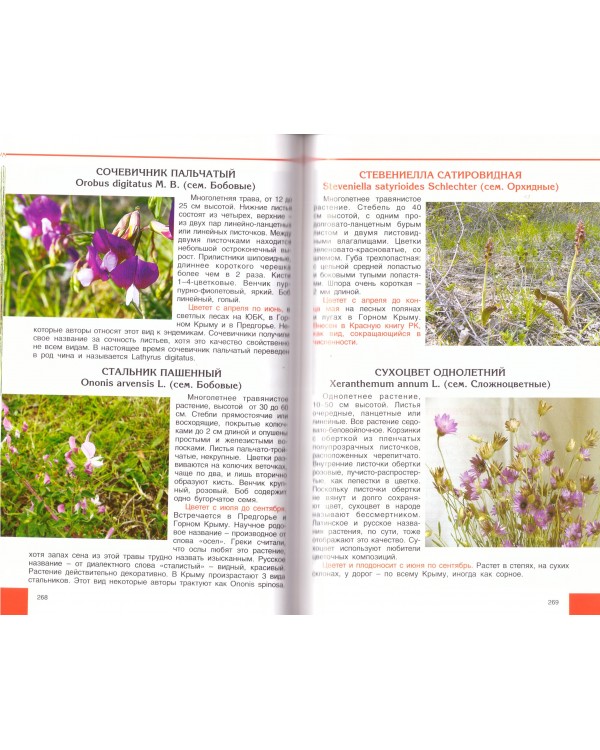 Цветной атлас растений Крыма. Книга первая