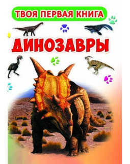 Динозавры. Книга-картонка А-4
